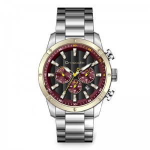 Crocodile CM-004C11B Silver Red